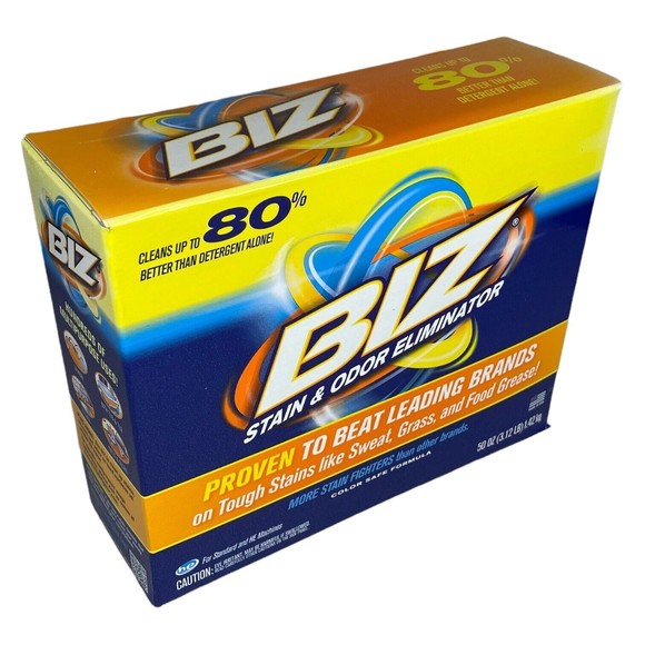 Biz Detergent Stain and Odor Eliminator, 50 Oz - Picture 2 of 3